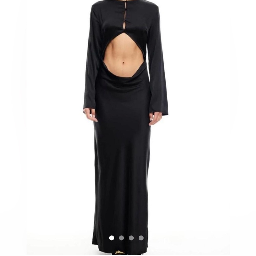 LIONESS Amelie Dress in Onyx